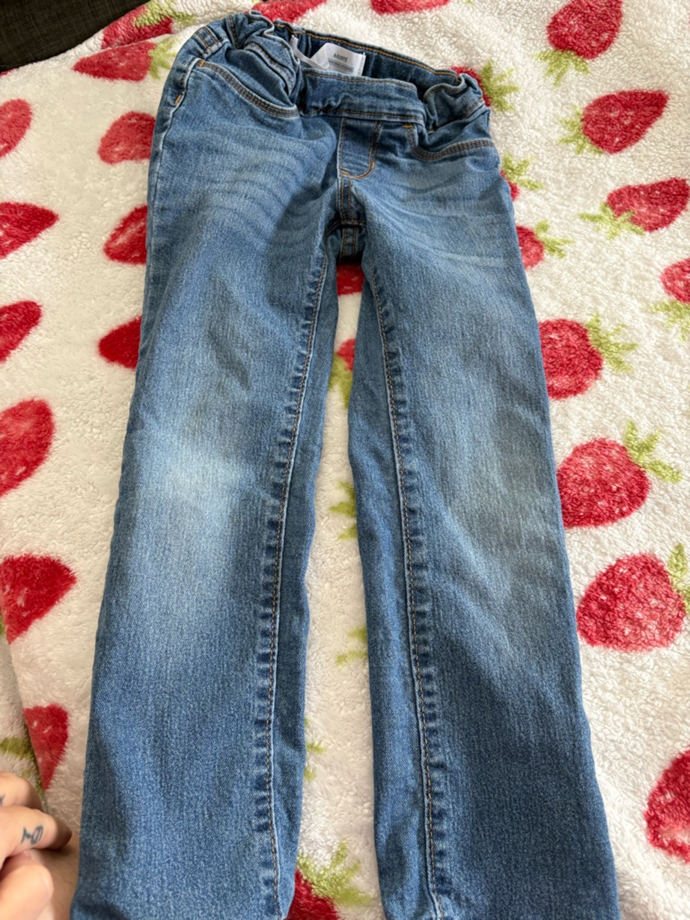 Old Navy Blue Skinny Jeans with Contrast Stitching